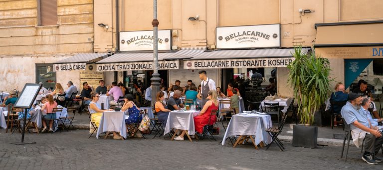 kosher restaurant in rome italy